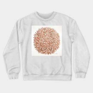 Rose Gold Water Color Burst Crewneck Sweatshirt